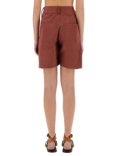 Isabel Marant Ingrid Shorts In Red