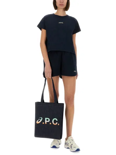 Asics X A.p.c. Asics X Apc Shorts Rain In Black