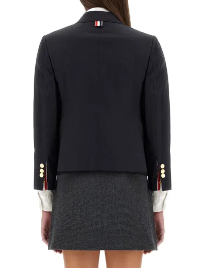 Thom Browne Single-breasted Blazer In Blue