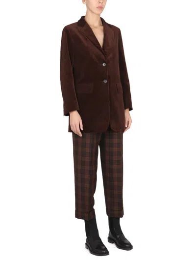 Margaret Howell Single-breasted Jacket In Brown