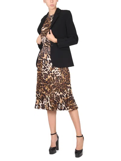 Moschino Single-breasted Jacket In Black