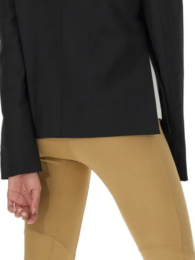 Ambush Tailored Single-breasted Jacket With Notched Lapel In Black