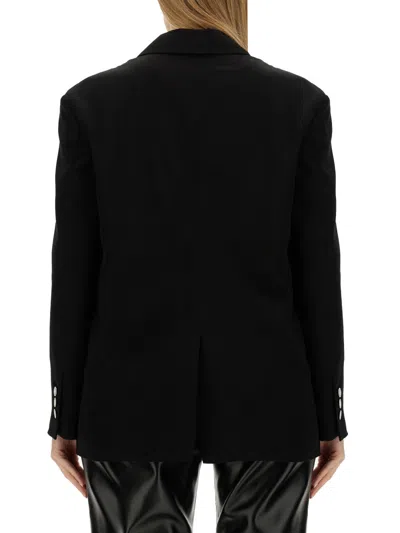 Moschino Single-breasted Jacket In Black