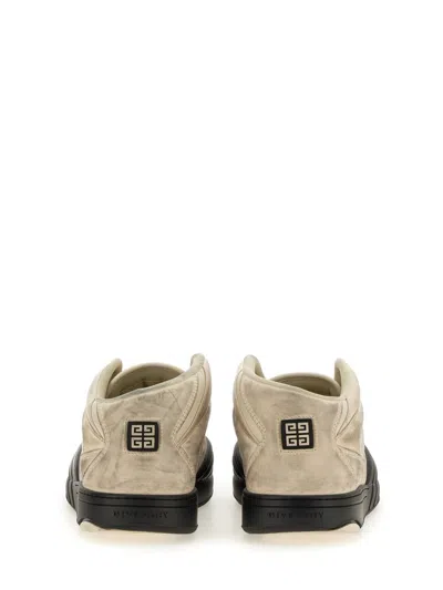 Givenchy Fabric And Leather Sneakers With Intentional Dirties