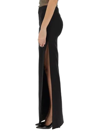 Genny Women's Skirt With Slit In Black