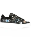 ALEXANDER MCQUEEN Obsession extended sole sneakers,RUBBER100%