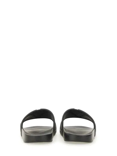 Valentino Pool Slide Coolside Slippers In Black