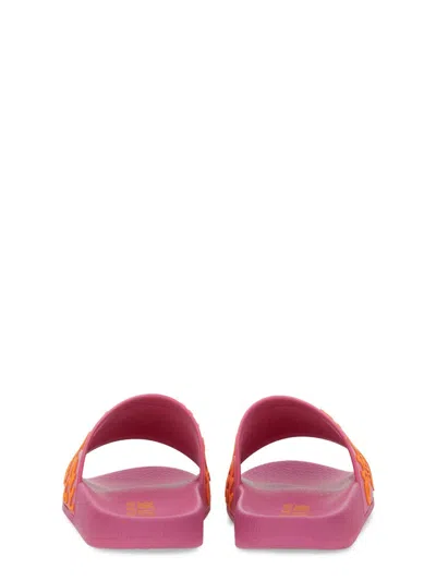 Versace Jeans Couture Slide Sandal With Logo