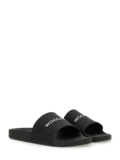 Woolrich Slide Sandal With Logo