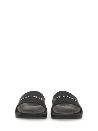 Woolrich Slide Sandal With Logo