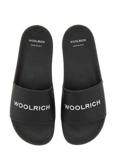 Woolrich Slide Sandal With Logo