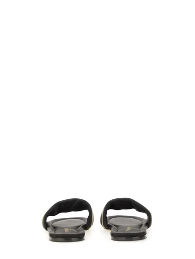 Ferragamo Elegant Satin And Leather Sandals For Women