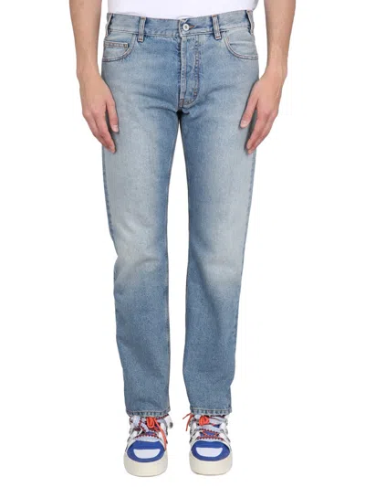 Marcelo Burlon County Of Milan Marcelo Burlon Slim Fit Jeans In Blue