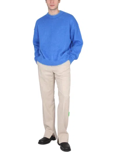 Off-white Slim Fit Pants In Brown