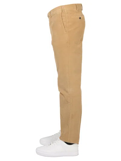 Pt Torino Tailored Trousers With Belt Loops And Pockets In Green