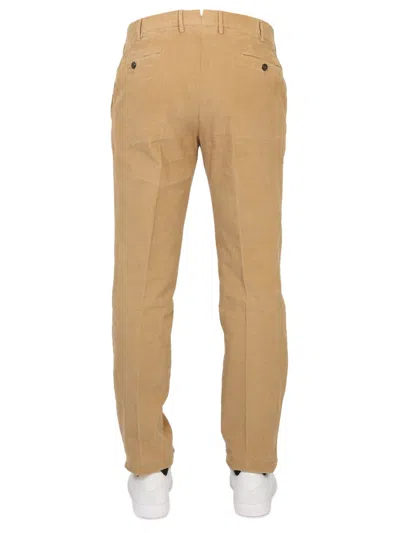 Pt Torino Tailored Trousers With Belt Loops And Pockets In Green
