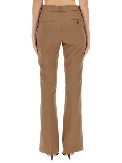 Helmut Lang Slim Fit Pants In Brown