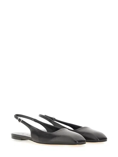 Aeyde Geraldine Nappa Leather Black In Black