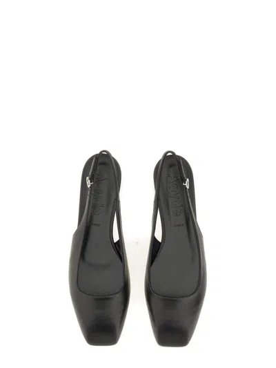 Aeyde Geraldine Nappa Leather Black In Black
