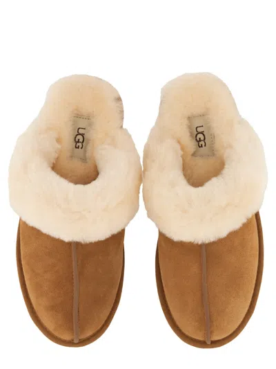 Ugg Scuff Sis Sheepskin-trim Slippers