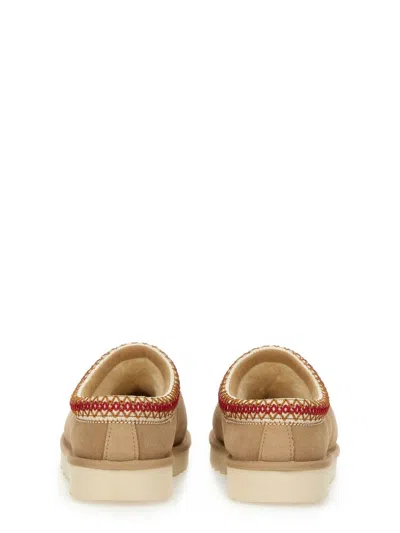 Ugg Tasman Ii Braided-trim Sheepskin Slippers In Brown