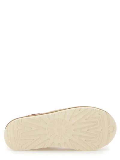 Ugg Tasman Ii Braided-trim Sheepskin Slippers In Brown