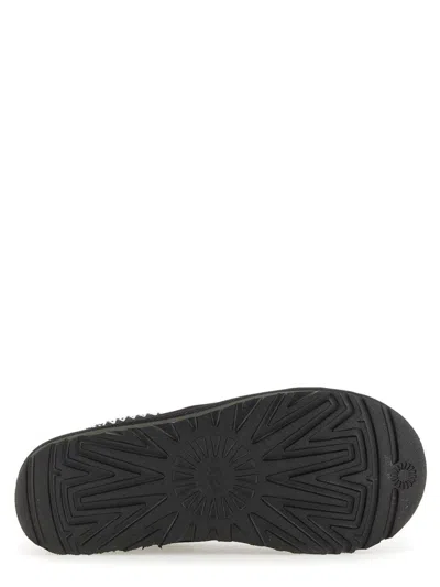 Ugg Tasman Slip-on Shearling Flat Mules In Black