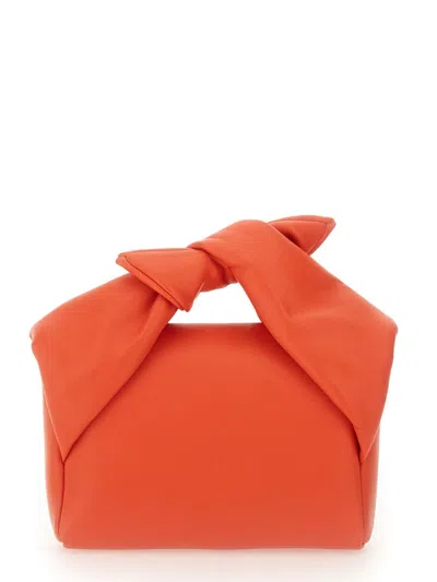 Jw Anderson Small Twister Leather Crossbody Bag