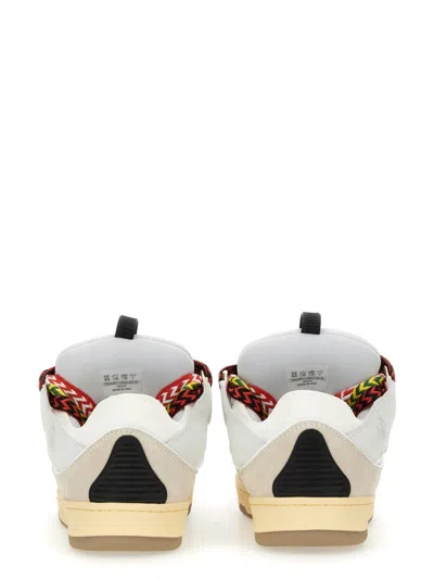 Lanvin 'curb' Sneakers With Multicolor Laces