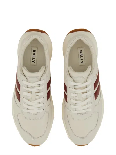 Bally White Leather Darsyl Sneakers In White