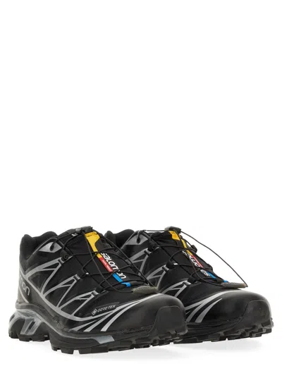 Salomon 'xt-6 S/lab' Black Sneakers With Drawstring
