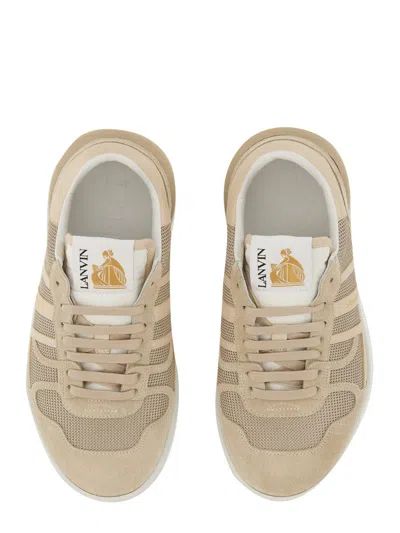 Lanvin Gray Baskets Basses Clay Sneakers