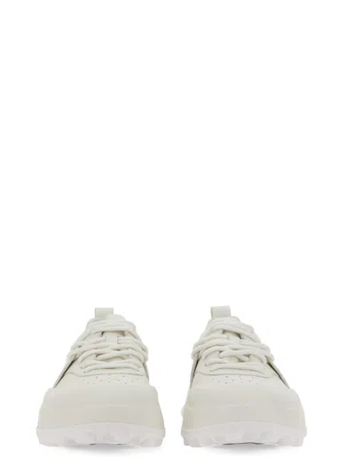 Jil Sander Orb Leather Sneakers With Chunky Sole