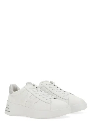 Hogan White Sneakers With Chunky Platform Sole