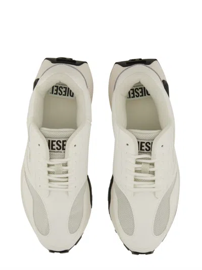 Diesel Runner S-tame-d Sneakers With Mesh Panels And Rubber Sole In Multi