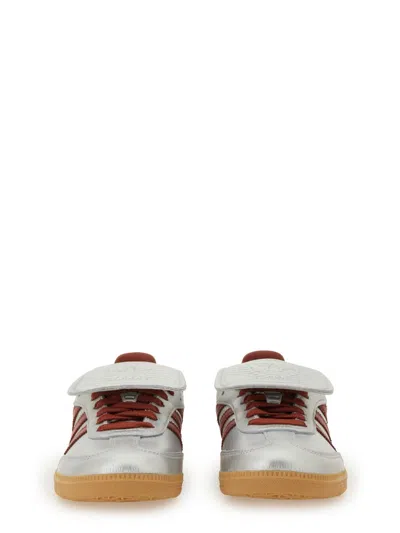 Adidas Originals Samba Lt Sneakers In Silver Leather