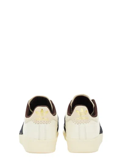 Adidas Originals Crocodile-effect Three-stripe Trainers