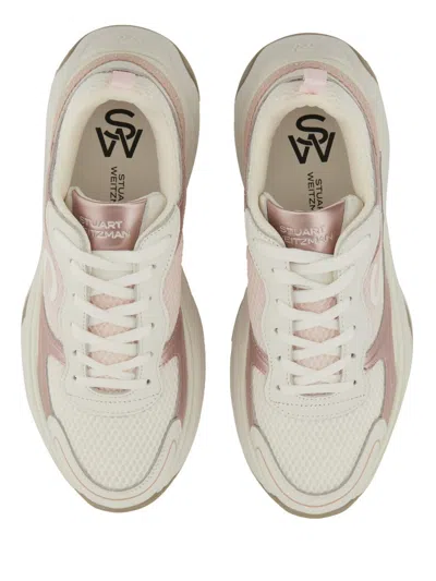 Stuart Weitzman Sw Trainer In White