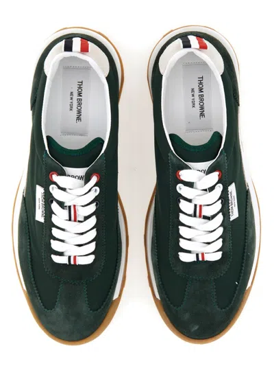 Thom Browne Translucent-sole Leather Sneakers