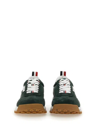 Thom Browne Translucent-sole Leather Sneakers