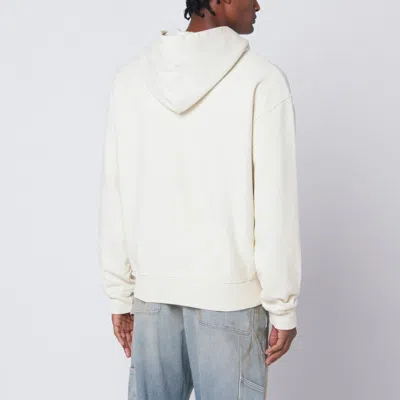 Brain Dead Scrambled Head Graphic Hooded Sweatshirt In White