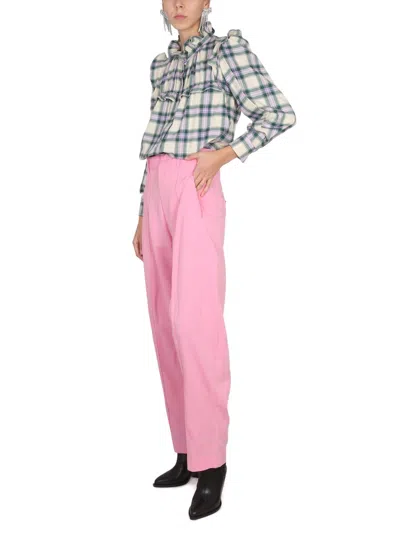 Isabel Marant Women Sopiavea Pants In Pink
