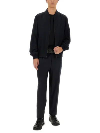 Zegna Straight Leg Pants In Black