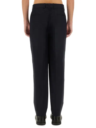 Zegna Straight Leg Pants In Black