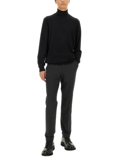 Pt Torino Straight Leg Pants In Black