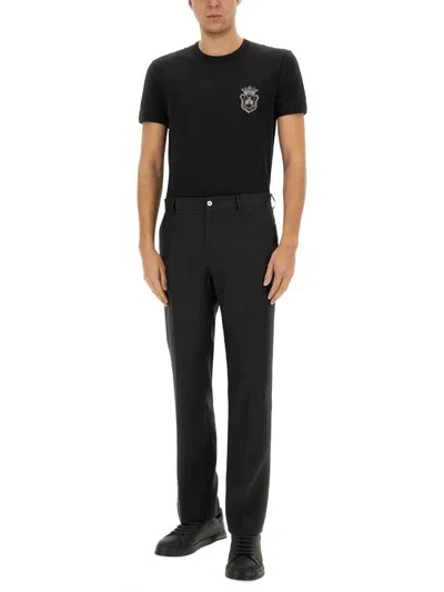Dolce & Gabbana Men's Stretch Linen Tailored Pants