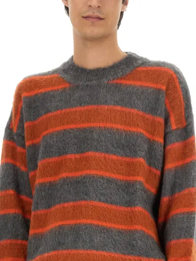 Amish Striped Crewneck Jumper In Multi