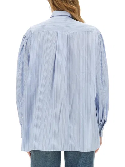 Paul Smith Striped Shirt In Blue