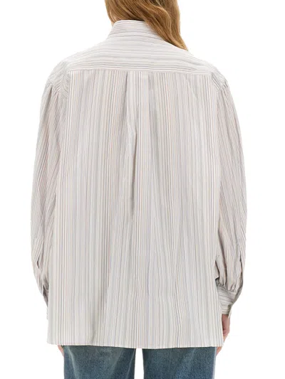 Paul Smith Striped Shirt In Neutral