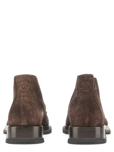 Alexander Mcqueen Suede Boot